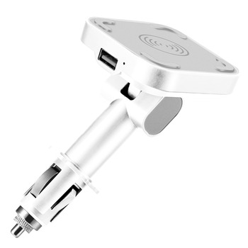 Car Mount Qi Wireless Charger For iPhone X 8 Plus Quick Charge Fast Wireless Charging Pad Car Holder Stand For Samsung S8